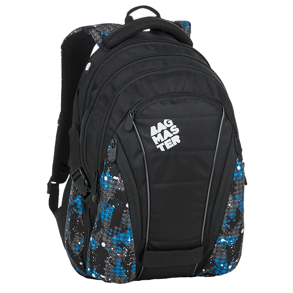 Diák hátizsák BAGMASTER BAG 9 D BLUE/GRAY/BLACK